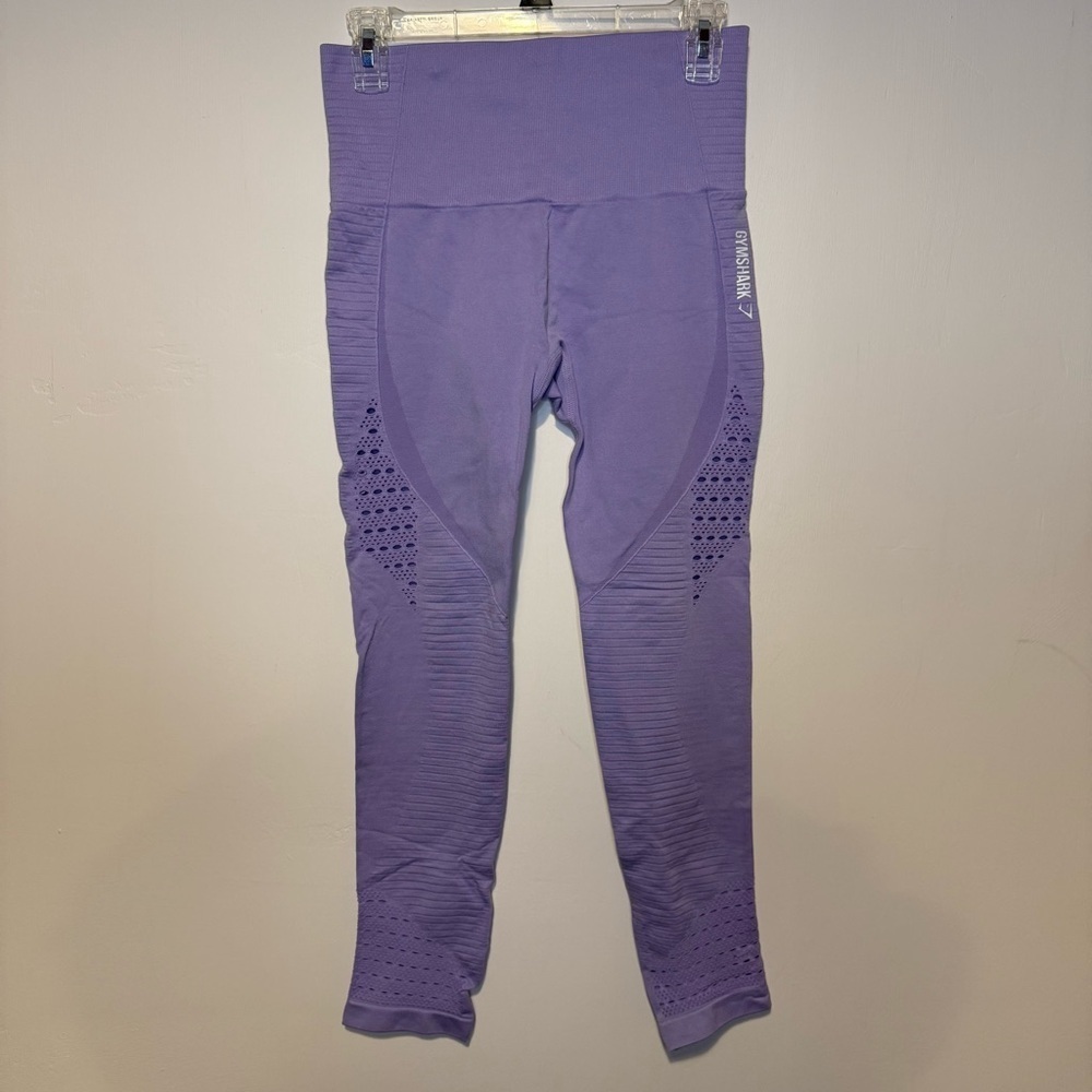 GYMSHARK Energy Seamless Leggings Lavender Purple Sz Small